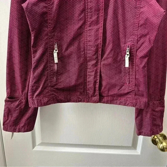 Bench Windbreaker  Barbecue Jacket Cropped Lightweight Fuschia Pink Black Medium - Picture 6 of 15